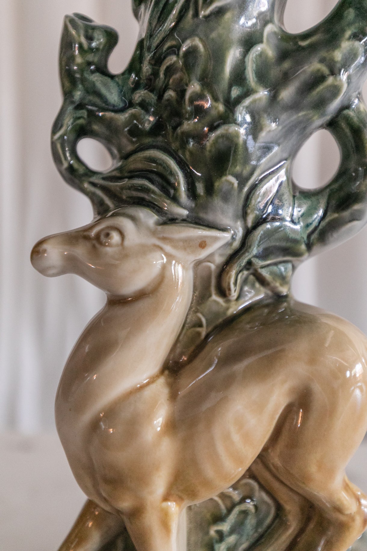 Majolica Lamp