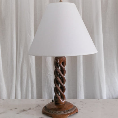 Wood Lamp Base, Vintage