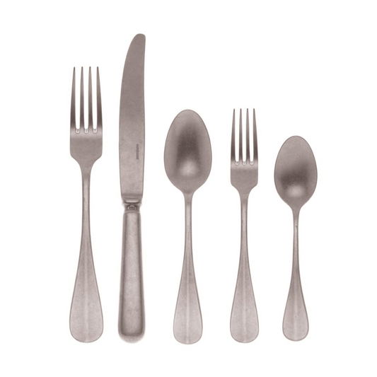 Baguette Vintage 5-Piece Flatware + Serving Pieces (Sambonet)