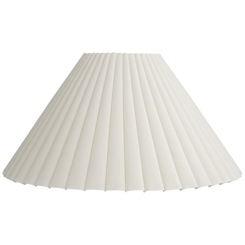Antique White Pleated Shade, 20"