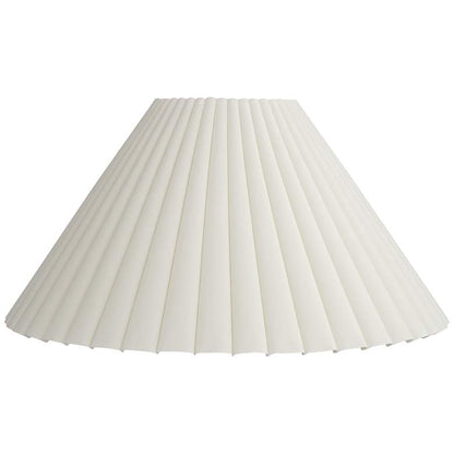 Antique White Pleated Shade, 20"