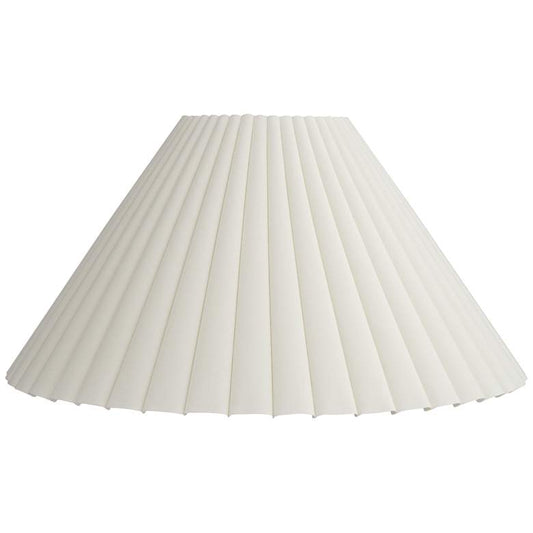 Antique White Pleated Shade, 20"