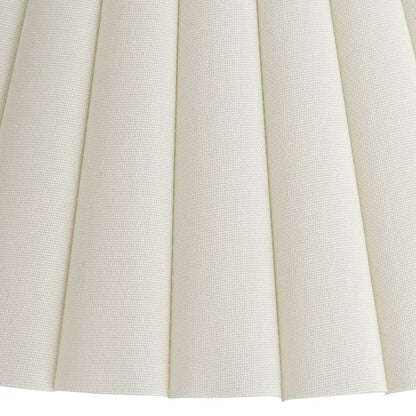 Antique White Pleated Shade, 20"