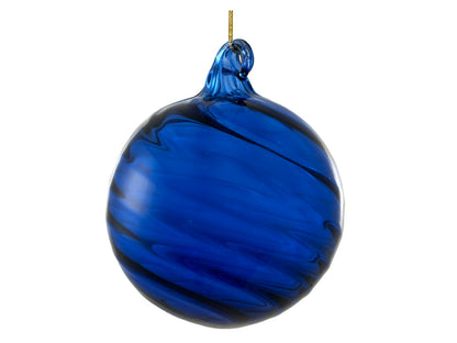 Blue Swirl Ornament