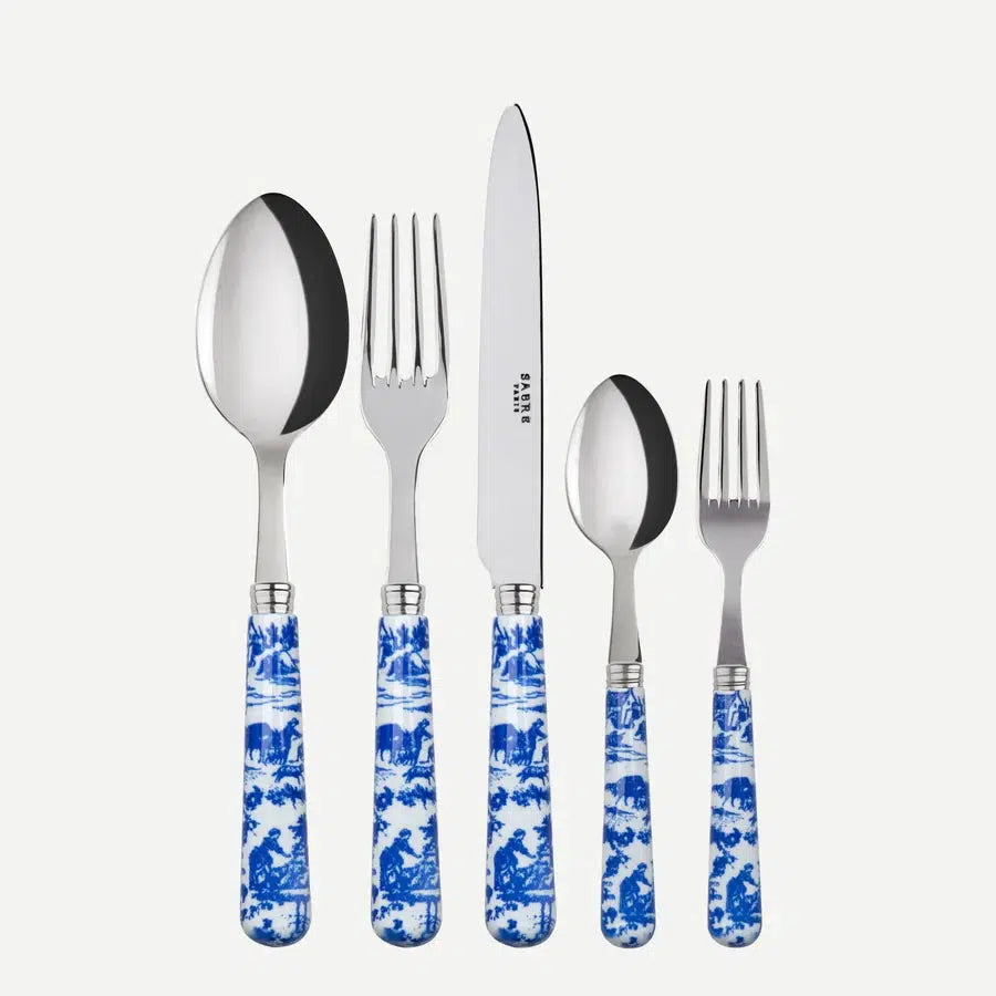 Toile de Jouy Flatware + Serving Pieces (Sabre Paris)