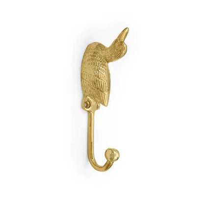 Swimming Duck Hook, Brass