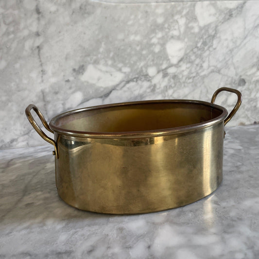 Brass Planter with Handles