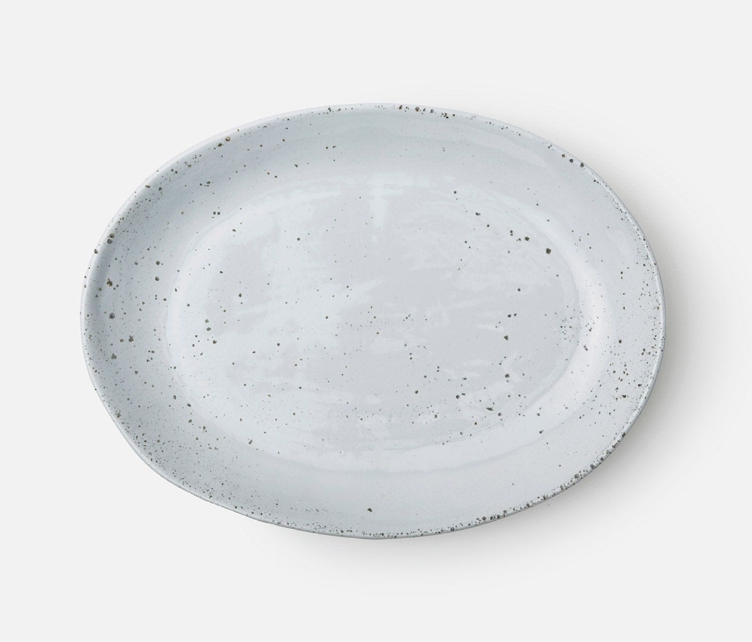 Marcus Oval Serving Platter, White Salt