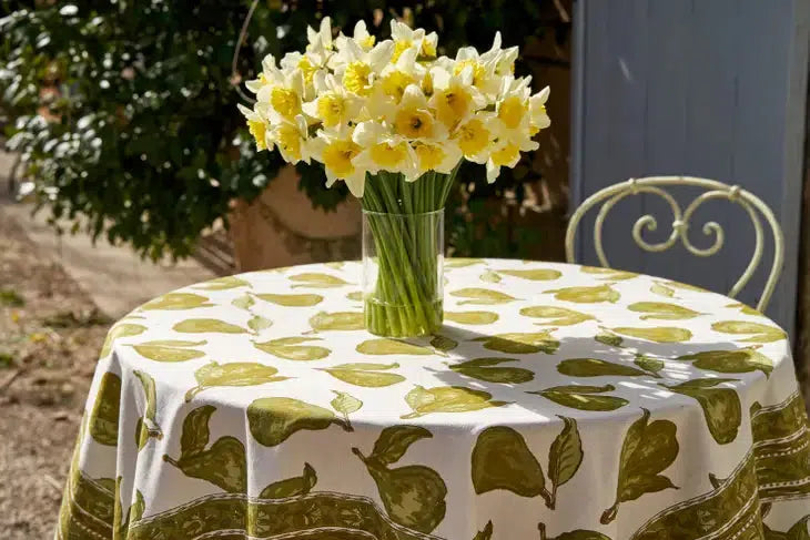 Pear Green Tablecloth