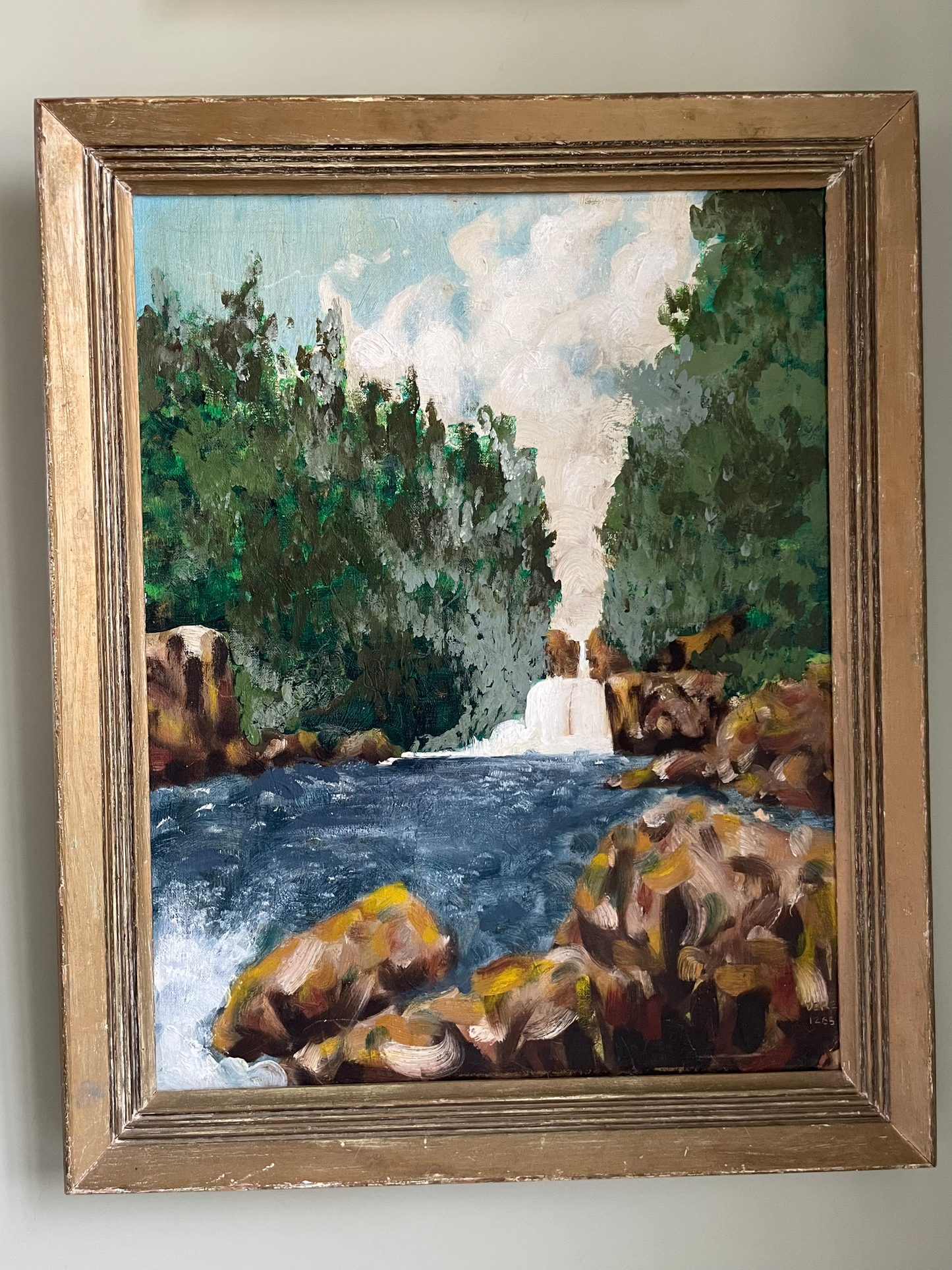 Waterfall Painting