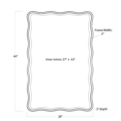 Ripple Mirror, Rectangle