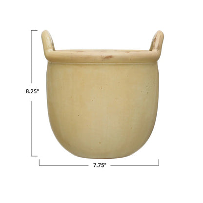 Stoneware Crock with Handles