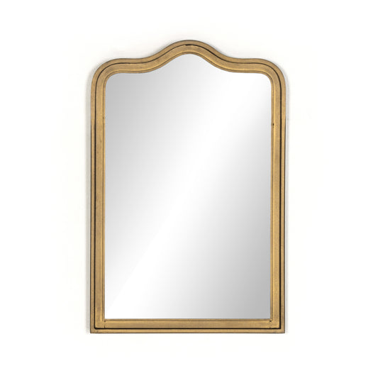 Traditional Brass Mirror