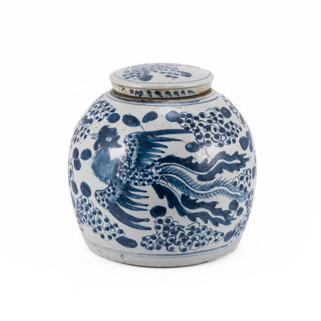 Vintage Ming Phoenix Jar