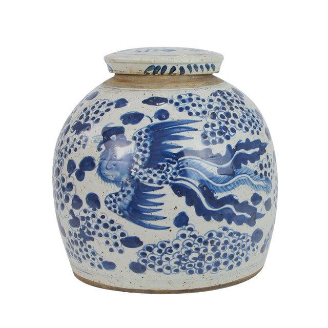 Vintage Ming Phoenix Jar