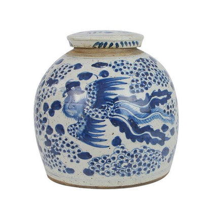 Vintage Ming Phoenix Jar