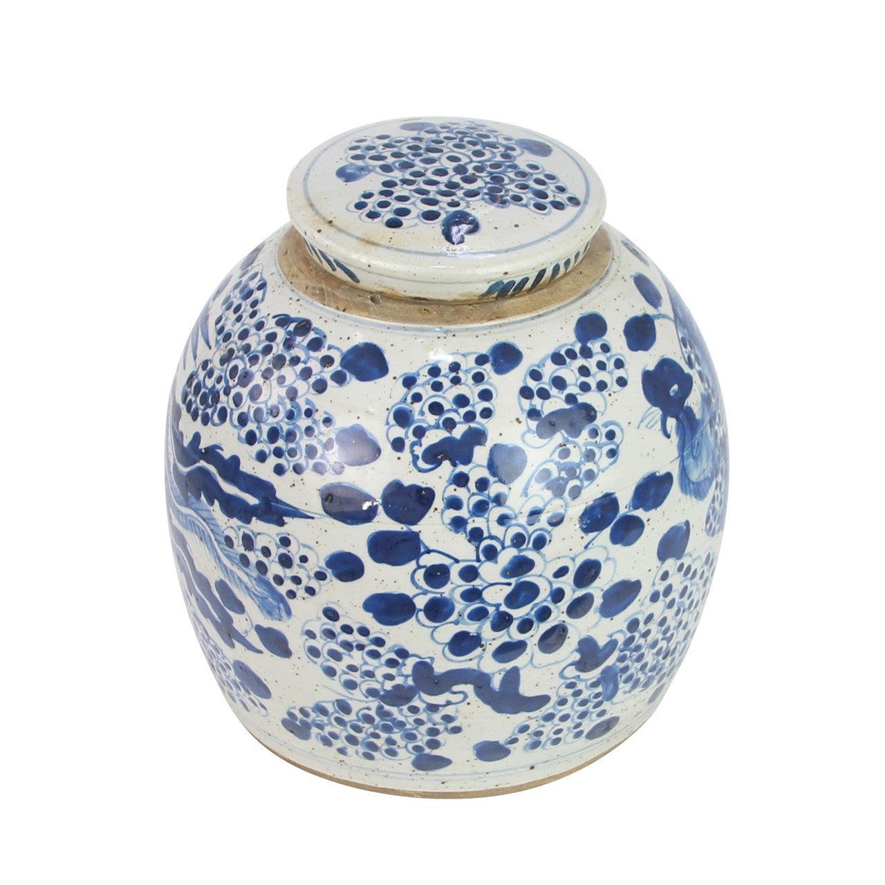 Vintage Ming Phoenix Jar